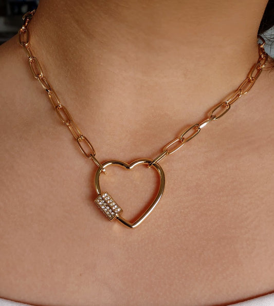 Big heart necklace