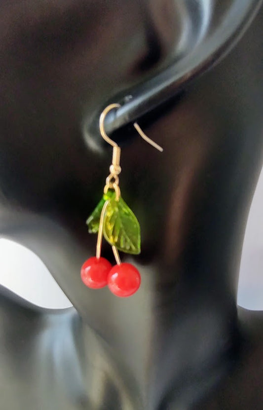 Cherry earrings