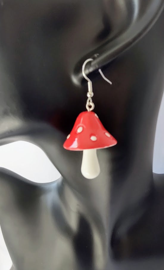 Mushroom earrings