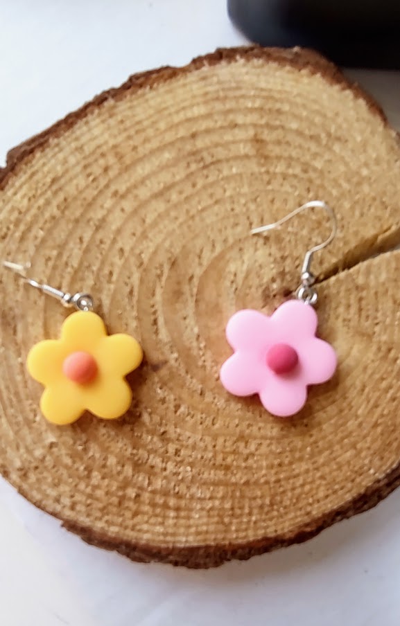 Flower earrings