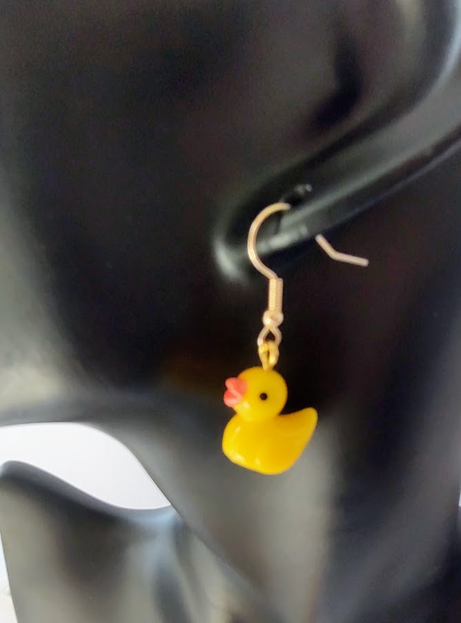 Duck earrings