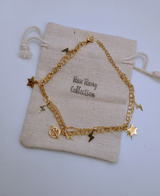 Saturn Anklet