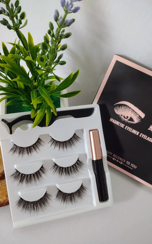 Magnetic eyelashes set