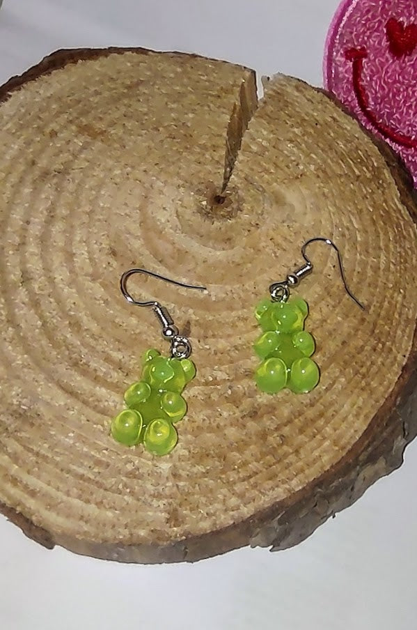 Gummy bear earrings